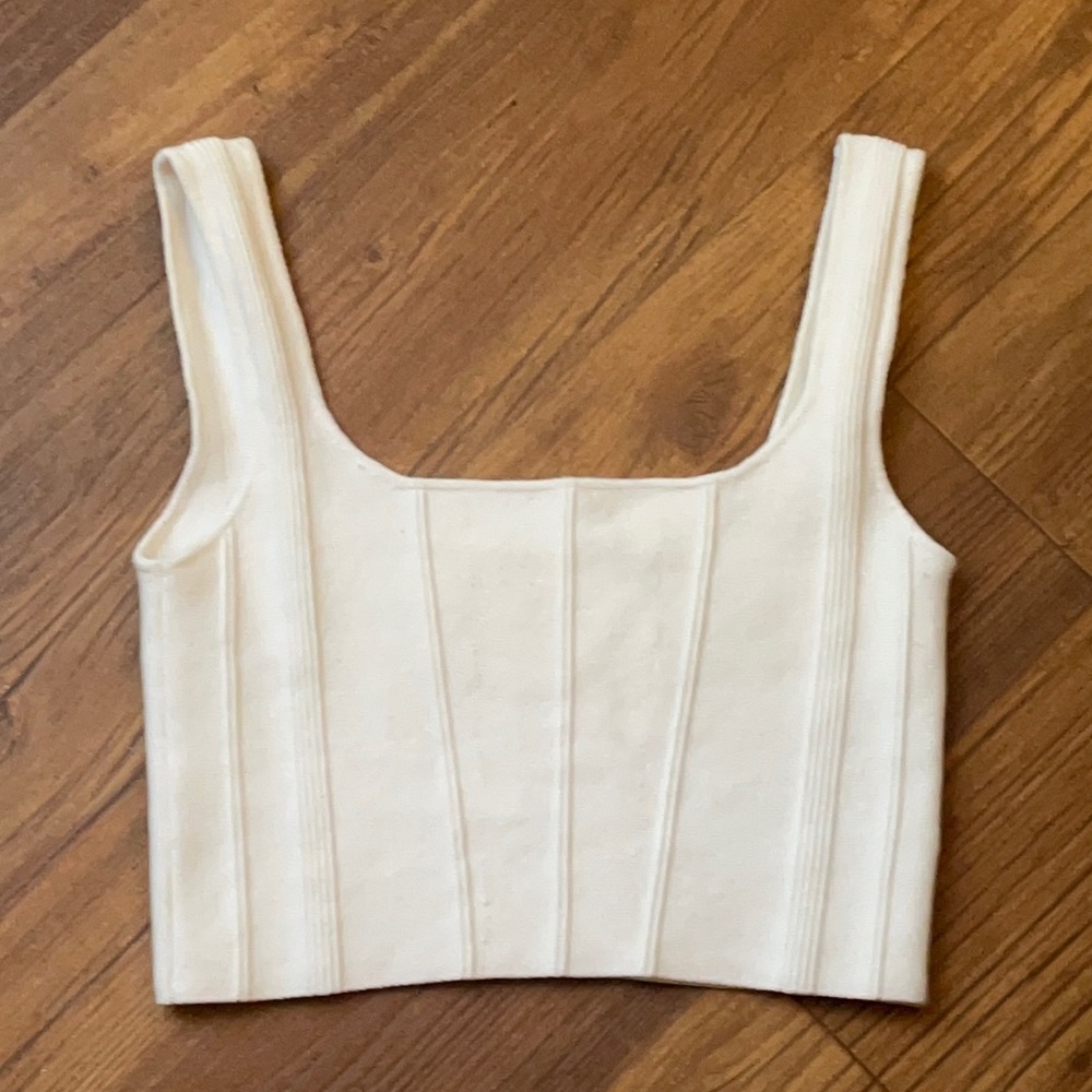 White crop top NWOT
